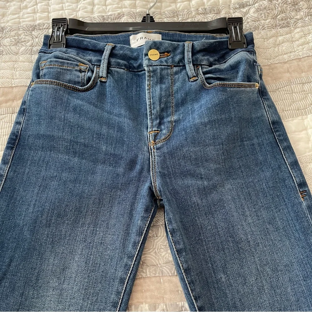 Frame Denim Le Crop Mini Boot flare Jeans Women’s Size 25 - Picture 7 of 13